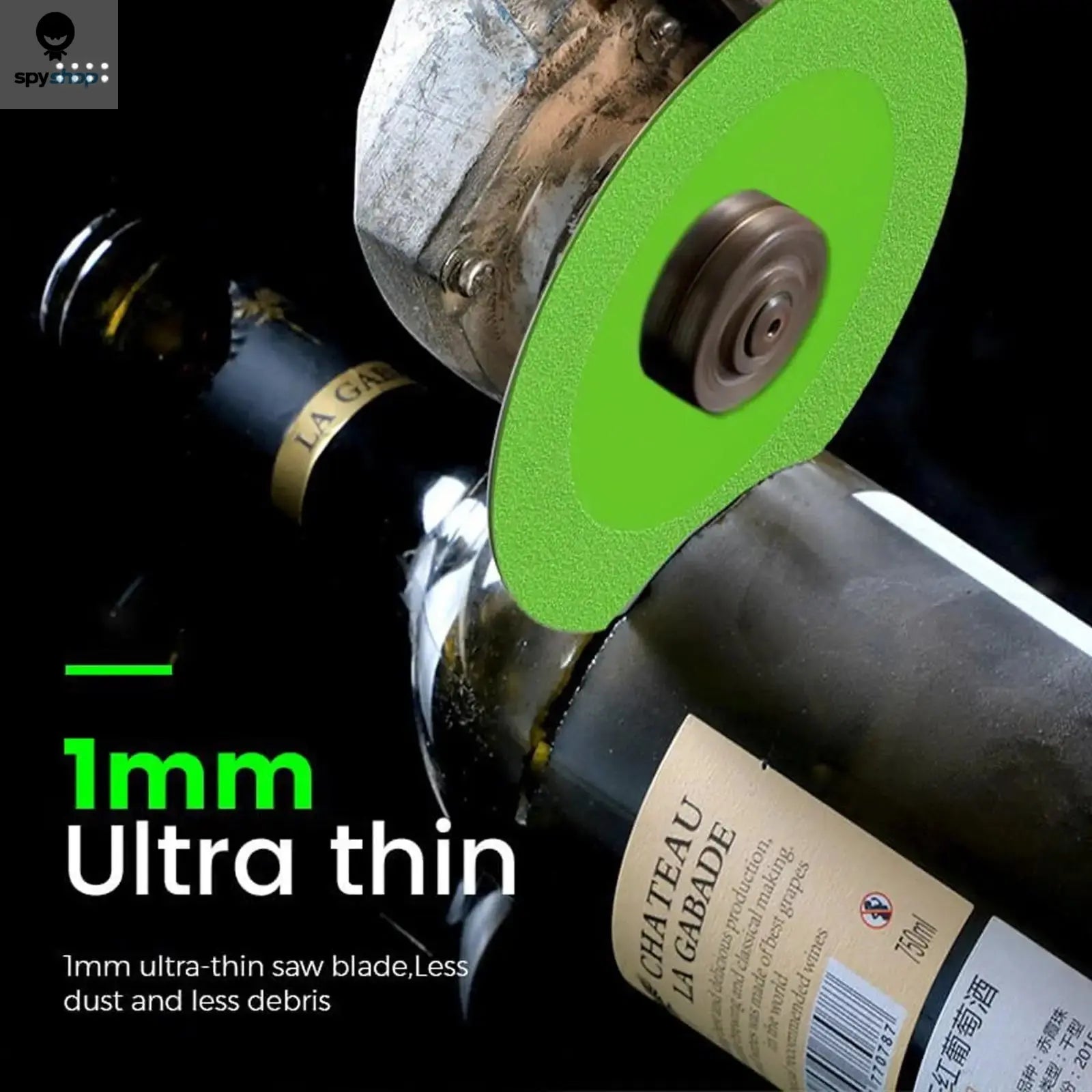 Glass Cutting Disc Diamond 100mm Marble Saw Ceramic Tile Jade Crystal Wine Bottles Grinding Chamfering Glass Cutting Tool 3/1pcs Spy-shop.com