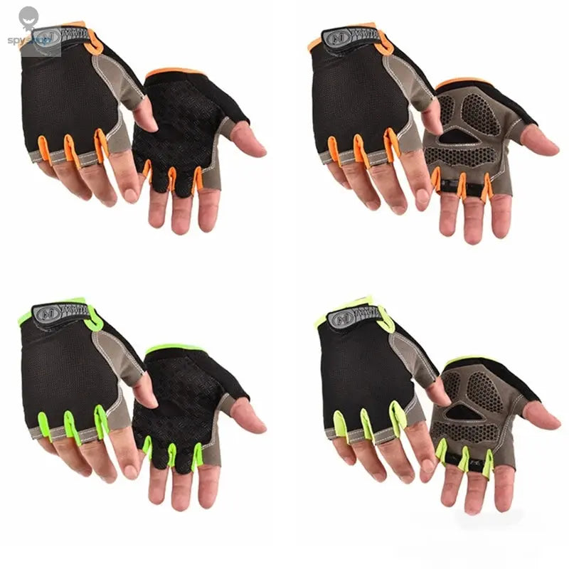 Gym Gloves Fitness Training Fingerless Men Women Bodybuilding Exercise Sports Gloves for Cycling Bicycle Anti Slip Breathable Spy-shop.com