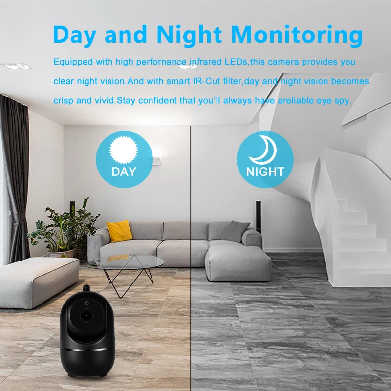 WiFi IP Camera with Auto Tracking and Night Vision