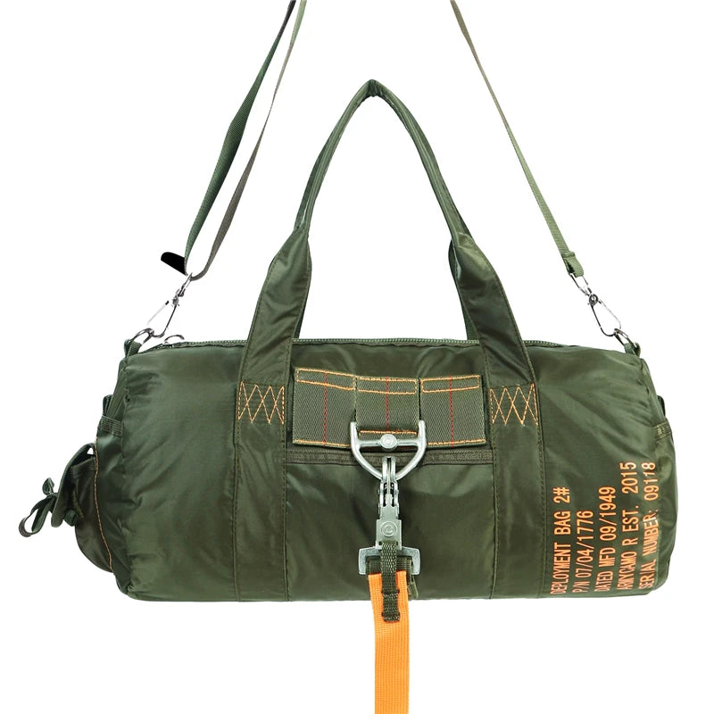 Tactical Duffle Bag Water-Resistant Nylon Travel Gear Bag