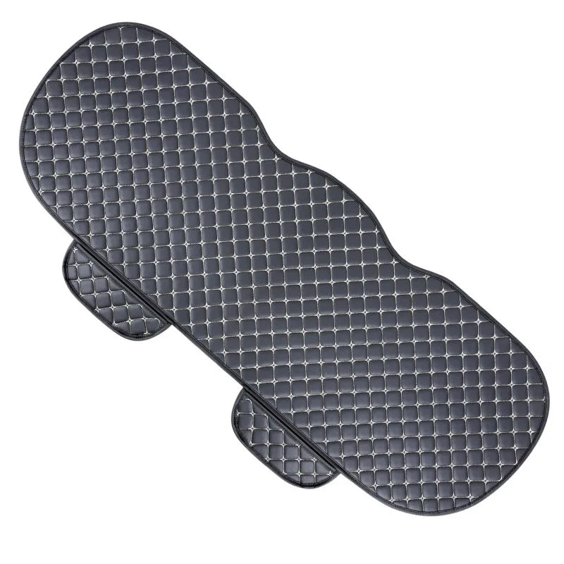 SEAMETAL PU Leather Car Seat Cover Universal Seat Cushion Auto Chair Protective Cover Auto Protector Pad with Storage Pocket