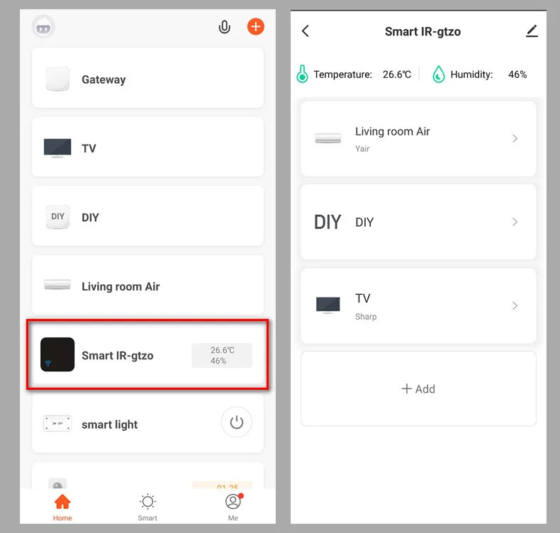 Tuya Wi-Fi IR Controller with Temperature and Humidity Display