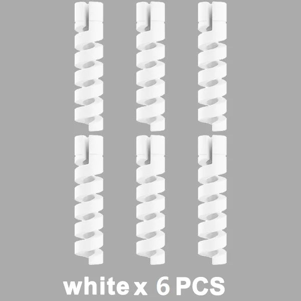 Cable Protector Silicone Bobbin Winder Wire Protector for iPhone USB Charger Cord Cable Protective Cover Cable Winder Clip 