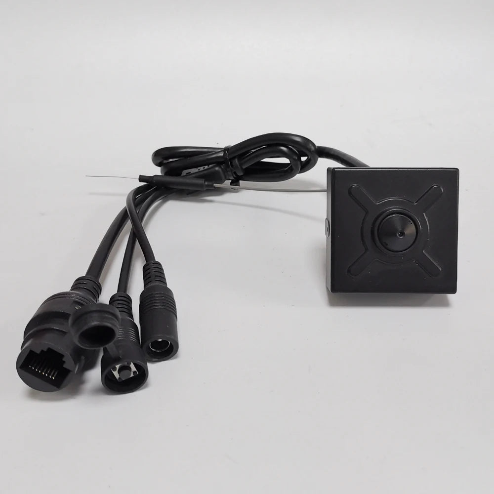 Câmera IP WiFi Mini com Áudio e Gaveta para cartão SD