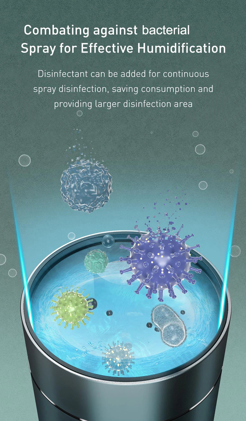 Baseus Car Diffuser Humidifier Auto Air Purifier Aromo Air Freshener with LED Light For Car Aroma Aromatherapy Diffuser 