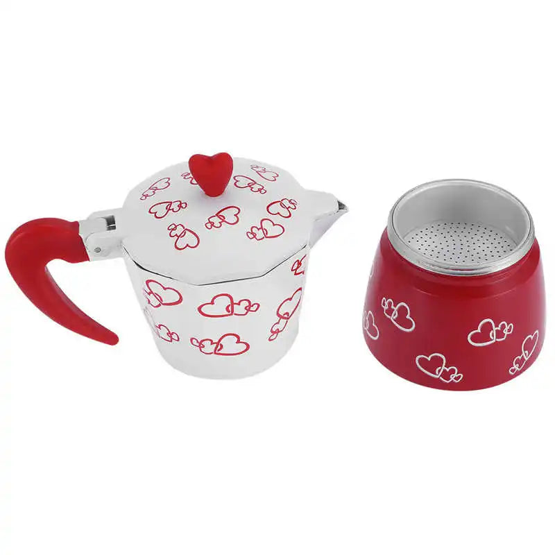 Aluminium Stovetop Coffee Pot, Small or Large