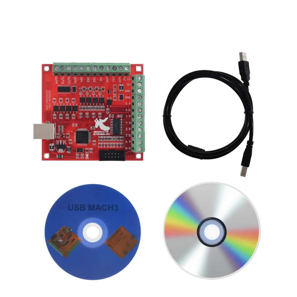 Four-Axis Mach3 USB CNC Controller Board