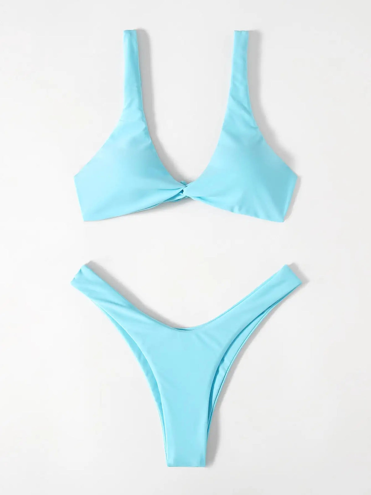 Ensemble de bikini rembourré à nouer pour femme