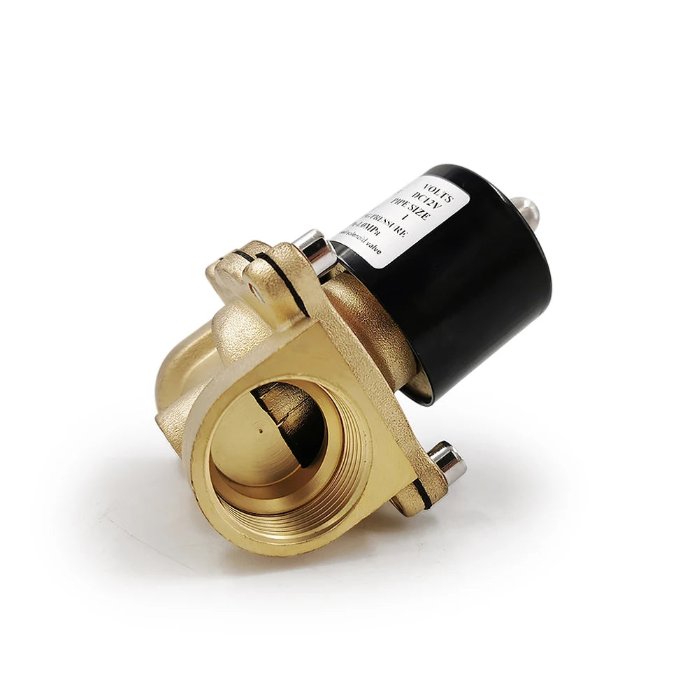 Elettrovalvola da 1/2" 3/4" 1" DN15 DN20 DN25, normalmente chiusa, pneumatica per acqua, olio e aria, 220V CA