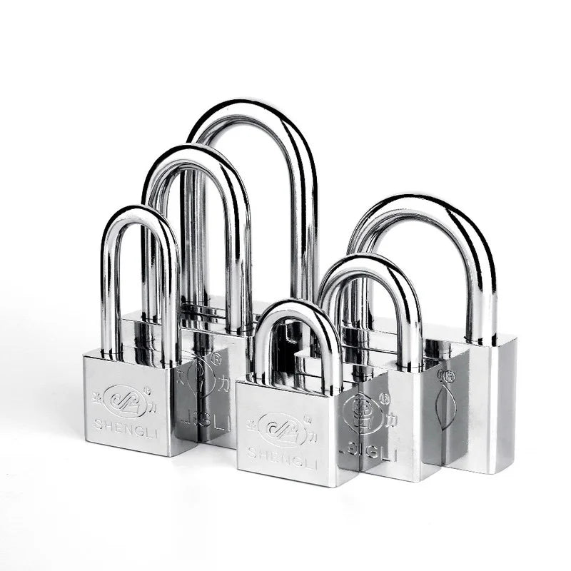 Lucchetto con chiave in acciaio inox e quattro chiavi