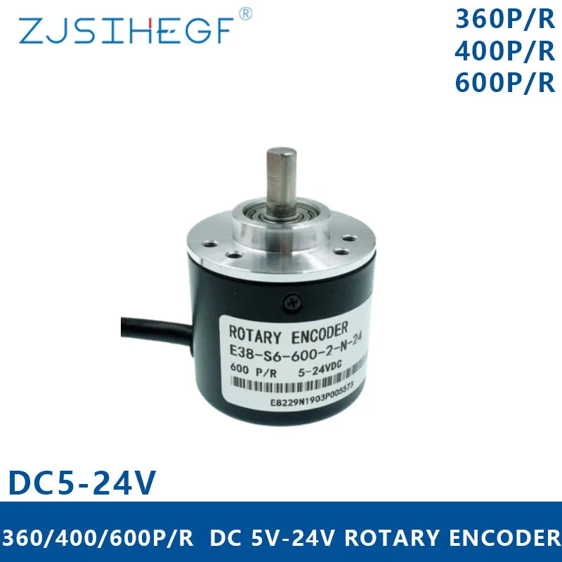 Incrementele draaisensor, 5 tot 24 V, as van 6 mm
