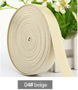 15/20/25mm Elastisches Band Hoch-elastisches Gummiband Elastische Schnur DIY Spitzenkanten Näherei Taille Gürtel Bekleidungszubehör