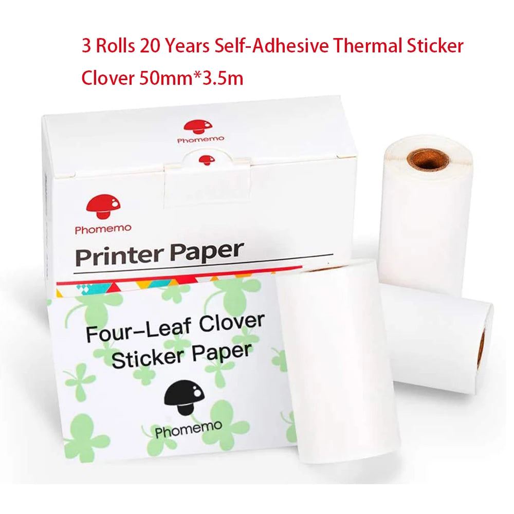 Thermal Printer Paper - Adhesive and Plain Options