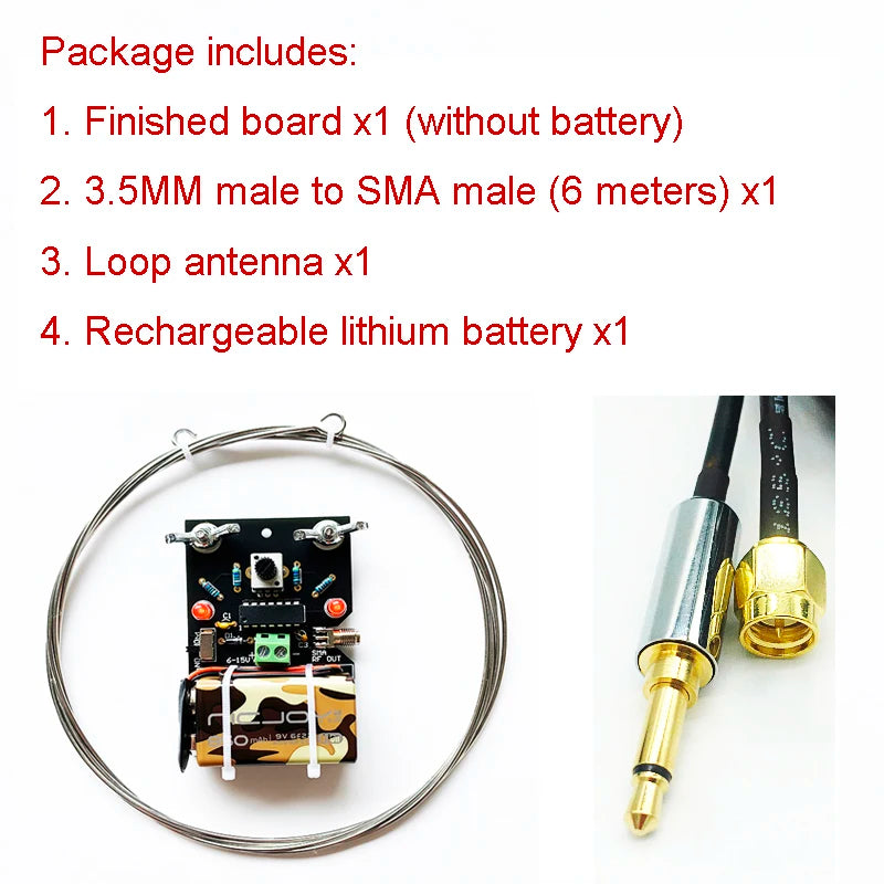AML A150 aktív vevő tekercs antenna opciók