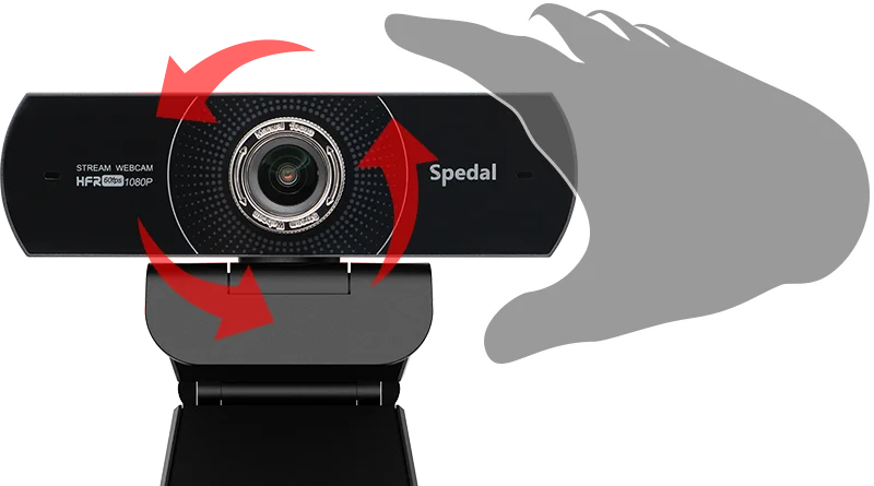 Spedal MF934HT Webcam 1080P 60fps con microfono e treppiede