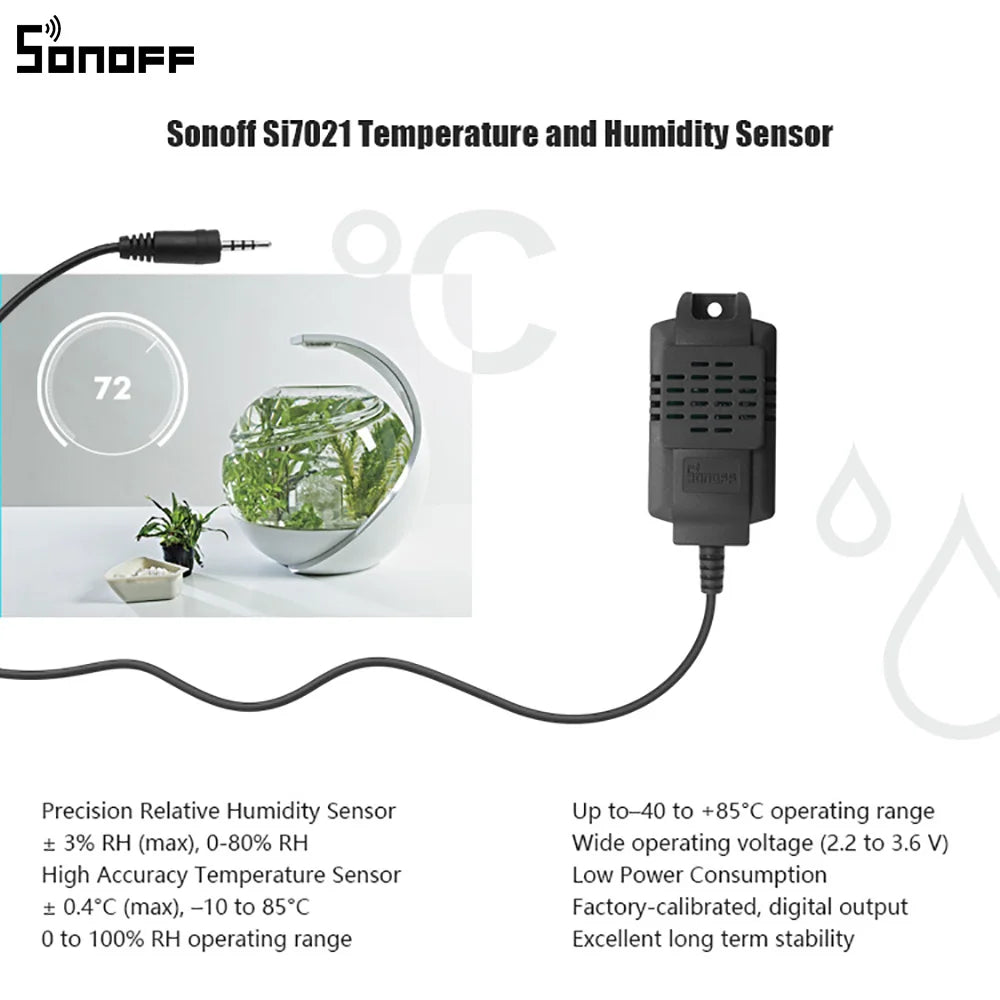 Sensor or Extension Cable for SONOFF TH10 / TH16