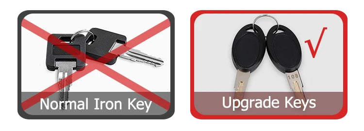 KAK RV Trailer Camper Entry Door Lock Handle Zinc Alloy Security RV Door Lock Replacement with Deadbolt Computer Key Door Handle