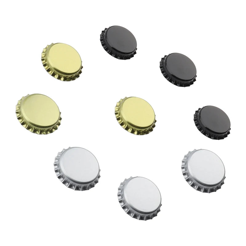 Manuell kapselöppnare-set med 100 kronkapslar — 26 mm