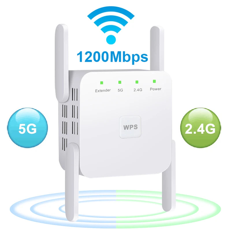Dual-Band Plug-In Wi-Fi Range Extender