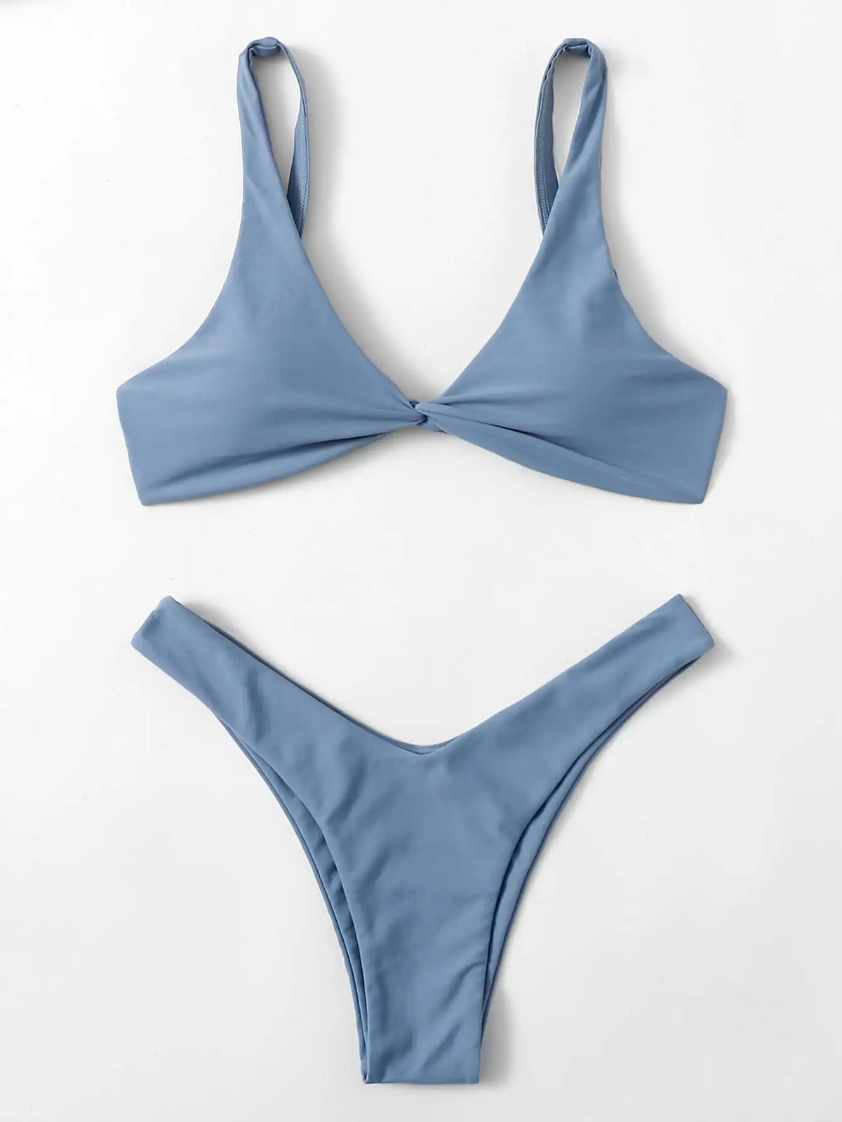 Ensemble de bikini rembourré à nouer pour femme