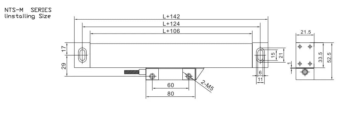 5-micron TTL lineaire encoder opties