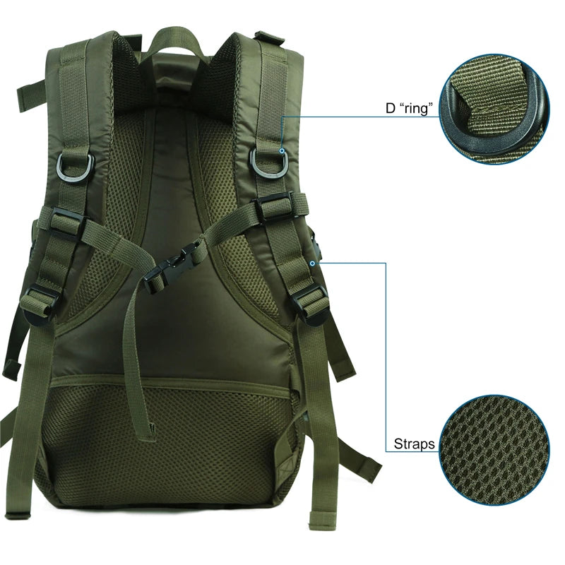 Waterproof Hiking Daypack Backpack for Camping and Travel