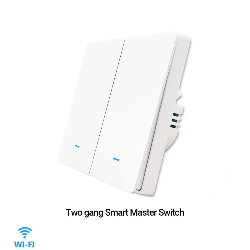 Interrupteur mural Tuya WiFi et options RF433