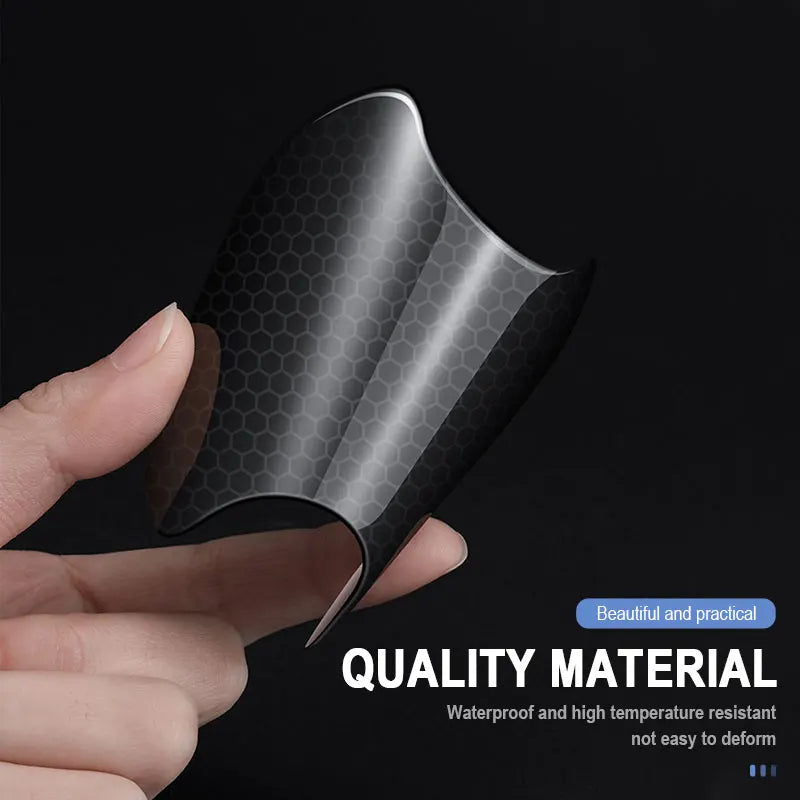 SEAMETAL Car Sticker Door Handle Protective Film with Reflective Trim Sticker Door Bowl Protector Anti-Scratch Protection Guard