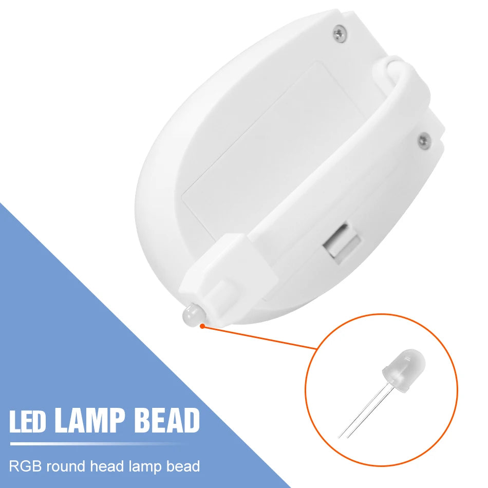 RGB LED Motion Sensor Toilet Light