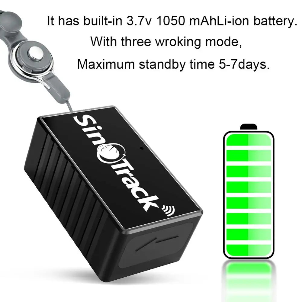Mini inbyggt batteri GSM GPS-spårare ST-903 för bil barn personlig husdjur spårningsenhet med gratis online-spårnings-appen