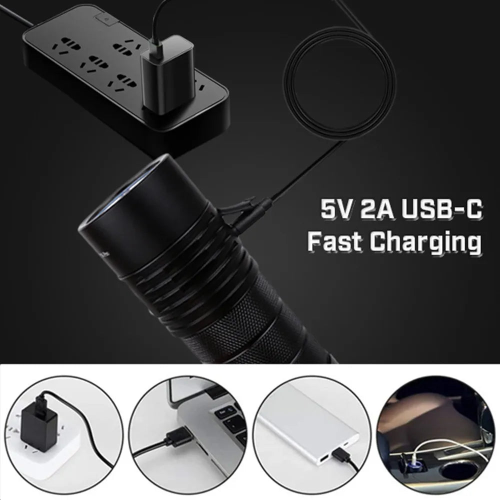 Lampe de poche LED rechargeable USB-C Sofirn SP36 Pro 8000lm