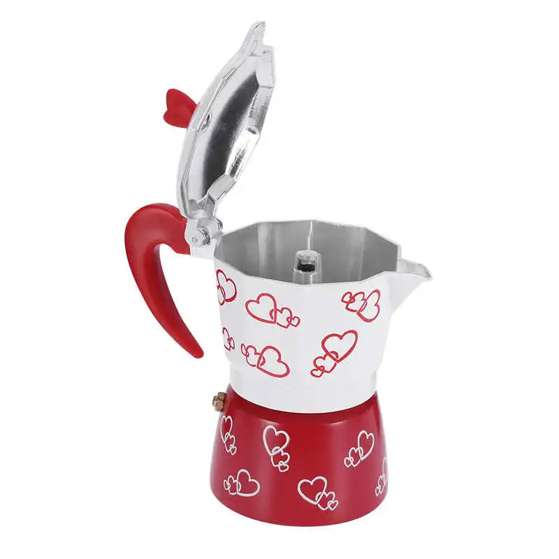 Aluminium Stovetop Coffee Pot, Small or Large