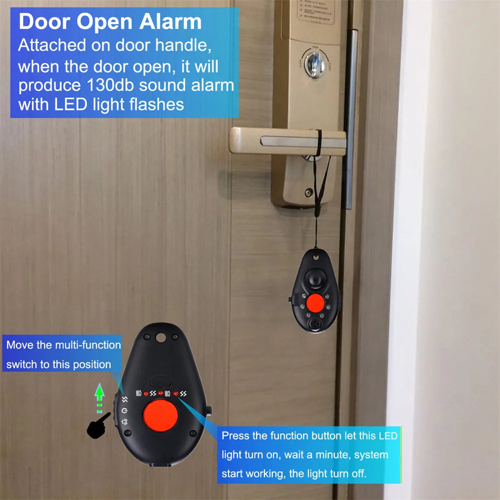 Portable Professional Anti-Spy RF Detector, Wireless Signals Scanner, GPS Tracker, Bug Finder, Hidden Camera, GSM Audio Devices