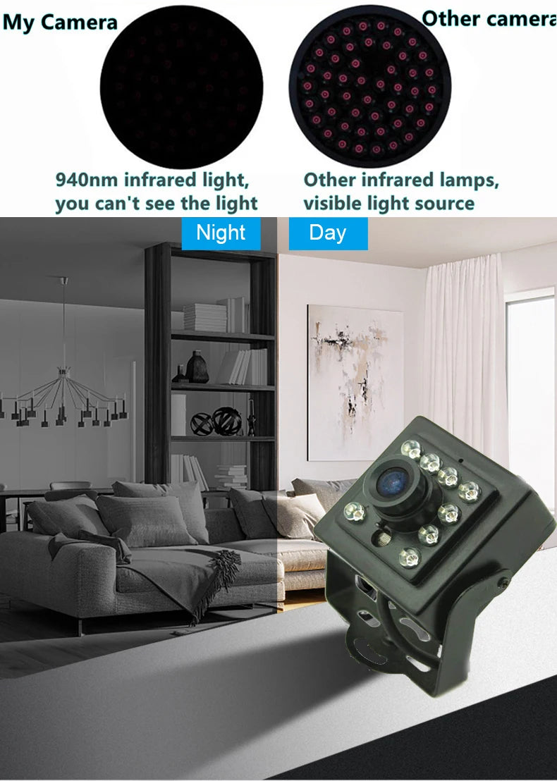 IR LED Mini Audio POE IP 4mp 5mp 8mp Low Illumination Infrared Night Vision AI Camera CCTV Network Security XMeye ONVIF H.265+