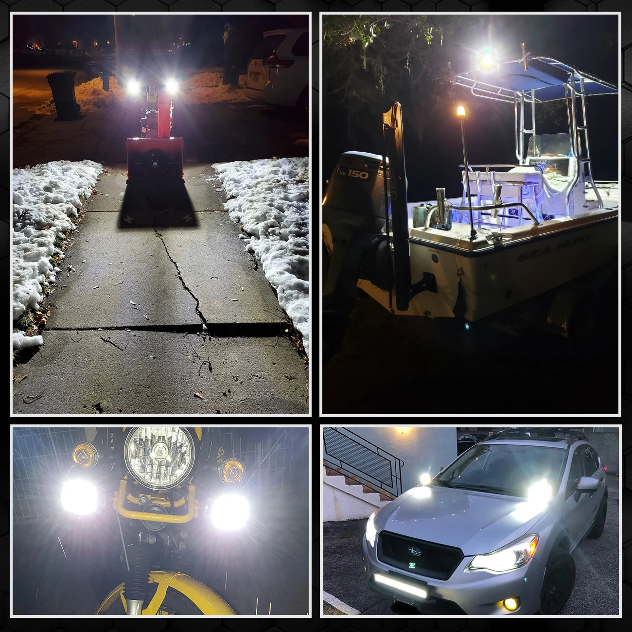 CO LIGHT Lâmpada de Trabalho LED Spot 3 polegadas 12V 24V Luzes de Nevoeiro Luzes de Condução Offroad 4X4 4WD Holofote LED para Camioneta Carro ATV SUV UAZ Moto