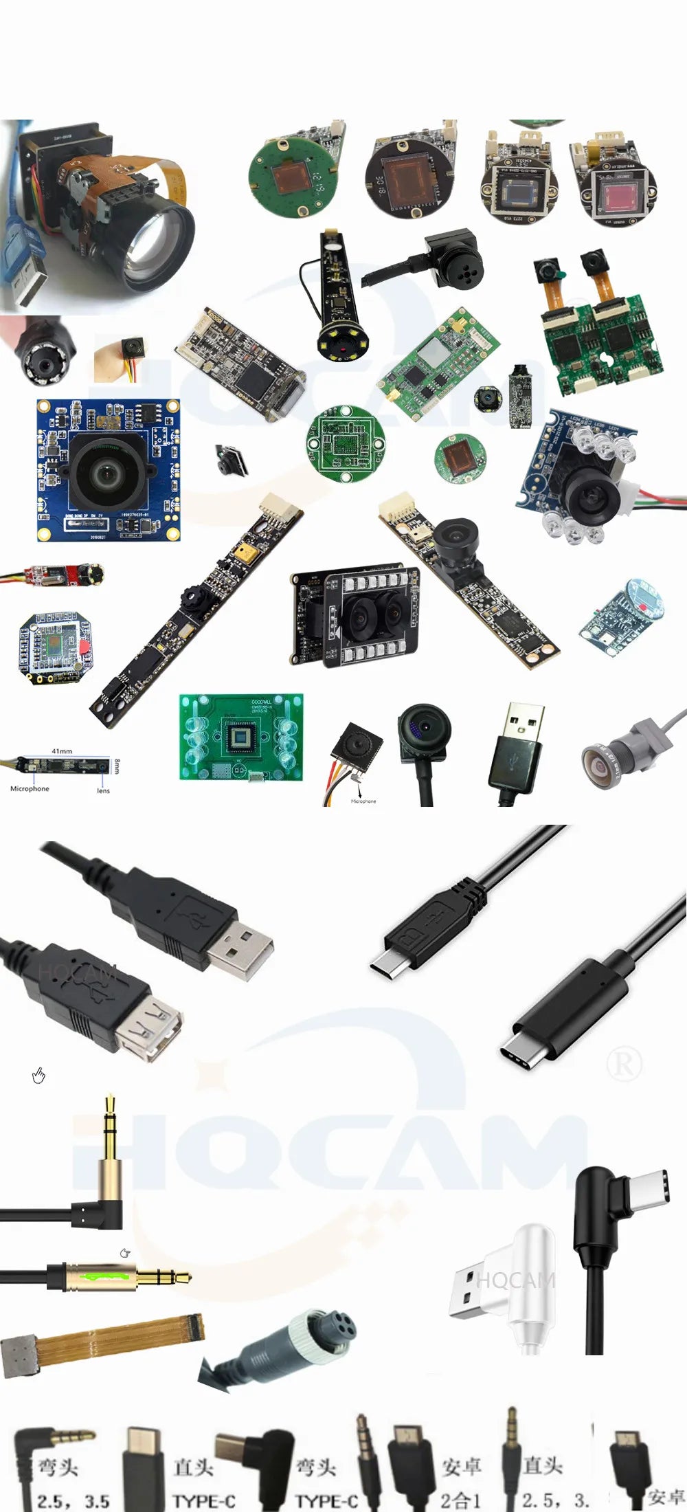 4K 8MP 5MP 1080P IMX179 Full HD USB Camera Module MJPEG 30fps High Speed Mini CCTV Linux UVC Android Webcam Surveillance Camera