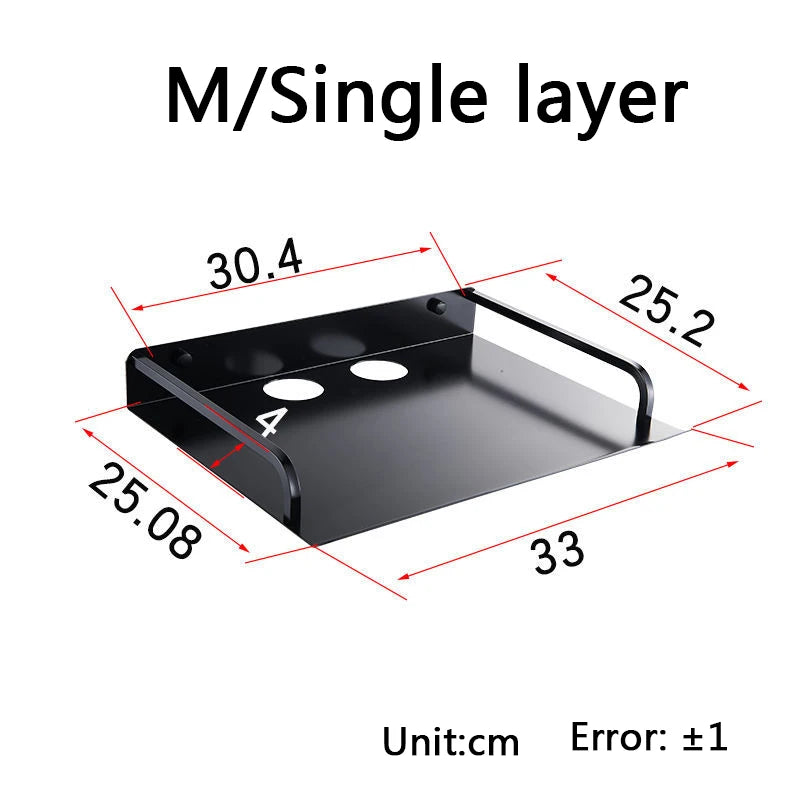 Metal Wall Shelves for Routers and TV Boxes