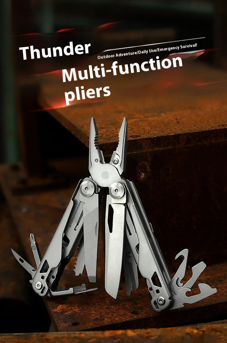 Folding Stainless-Steel Pliers Multitool