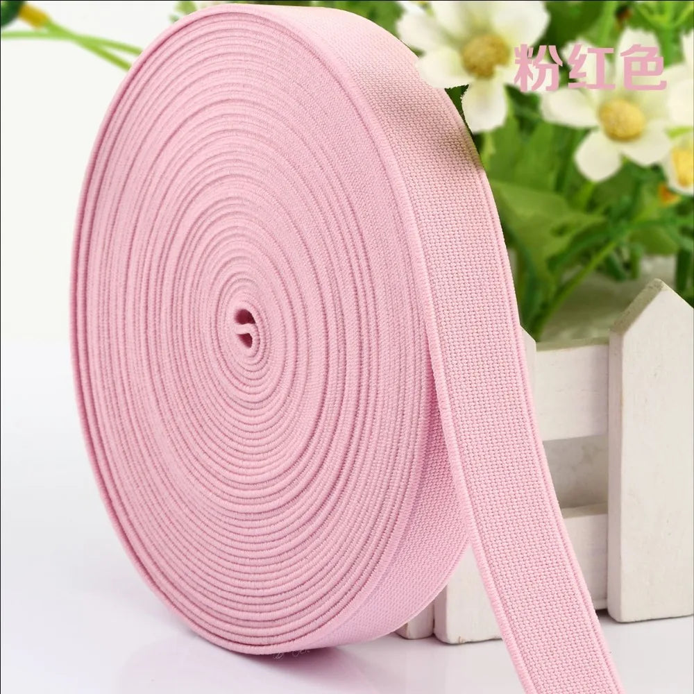 15/20/25mm Elastisches Band Hoch-elastisches Gummiband Elastische Schnur DIY Spitzenkanten Näherei Taille Gürtel Bekleidungszubehör