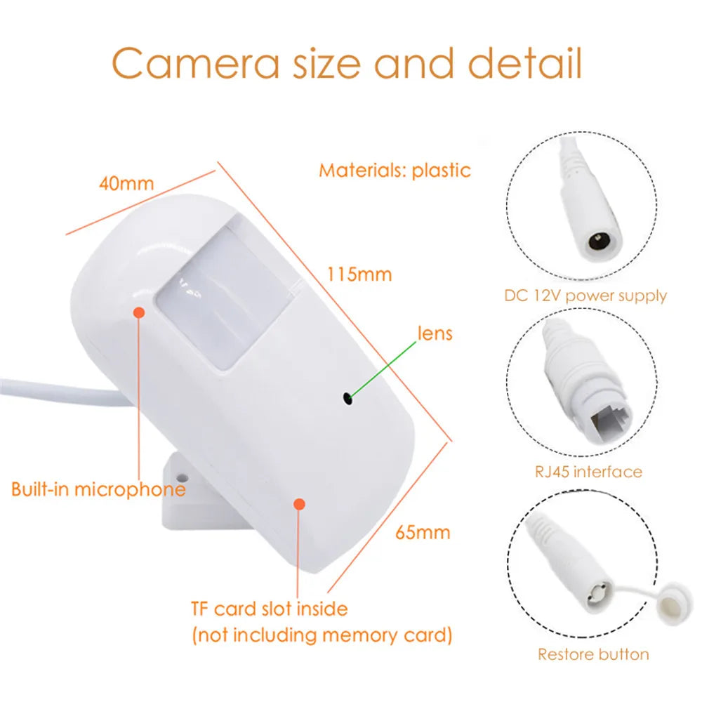 1080P/5MP Indoor WiFi IP Security Camera with 940nm Night Vision