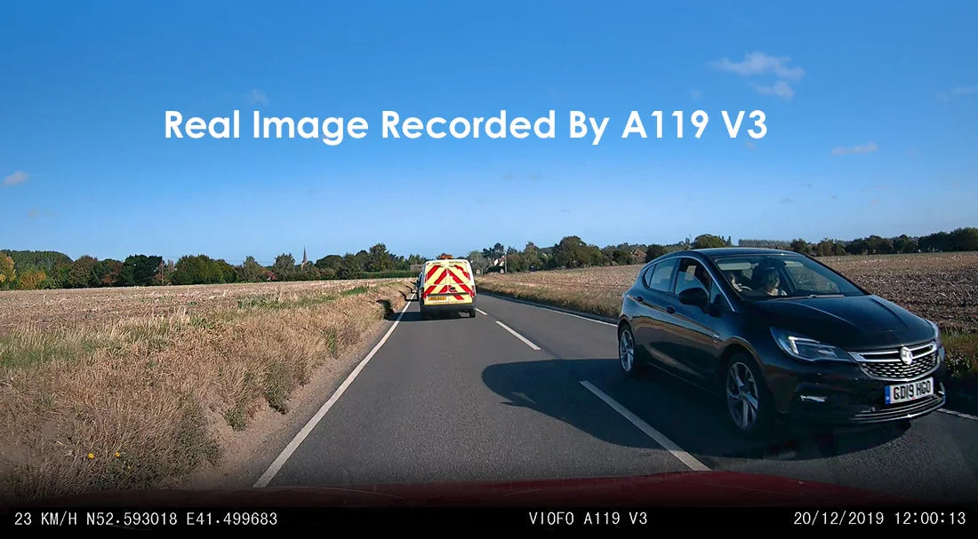VIOFO A119 V3 2K Quad HD Dash Cam with Night Vision & Parking Mode