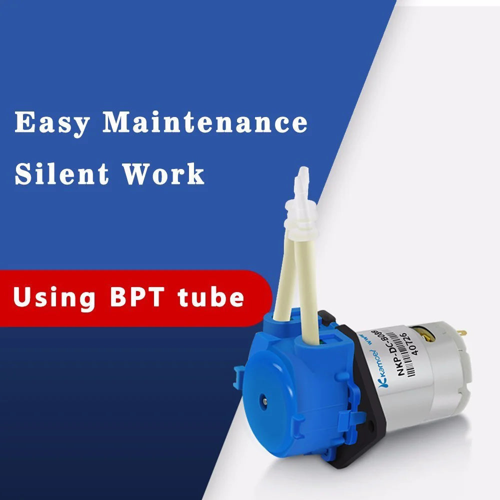 Kamoer DC 12V 24V Dosing Pump Peristaltic Pumps Dosing Head With Connector Arduino Aquarium Lab Analytic Diy Liquids Motor Tool 