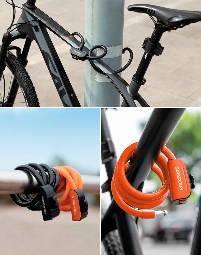 Steel Cable Bike Lock with Keyless Quick Lock