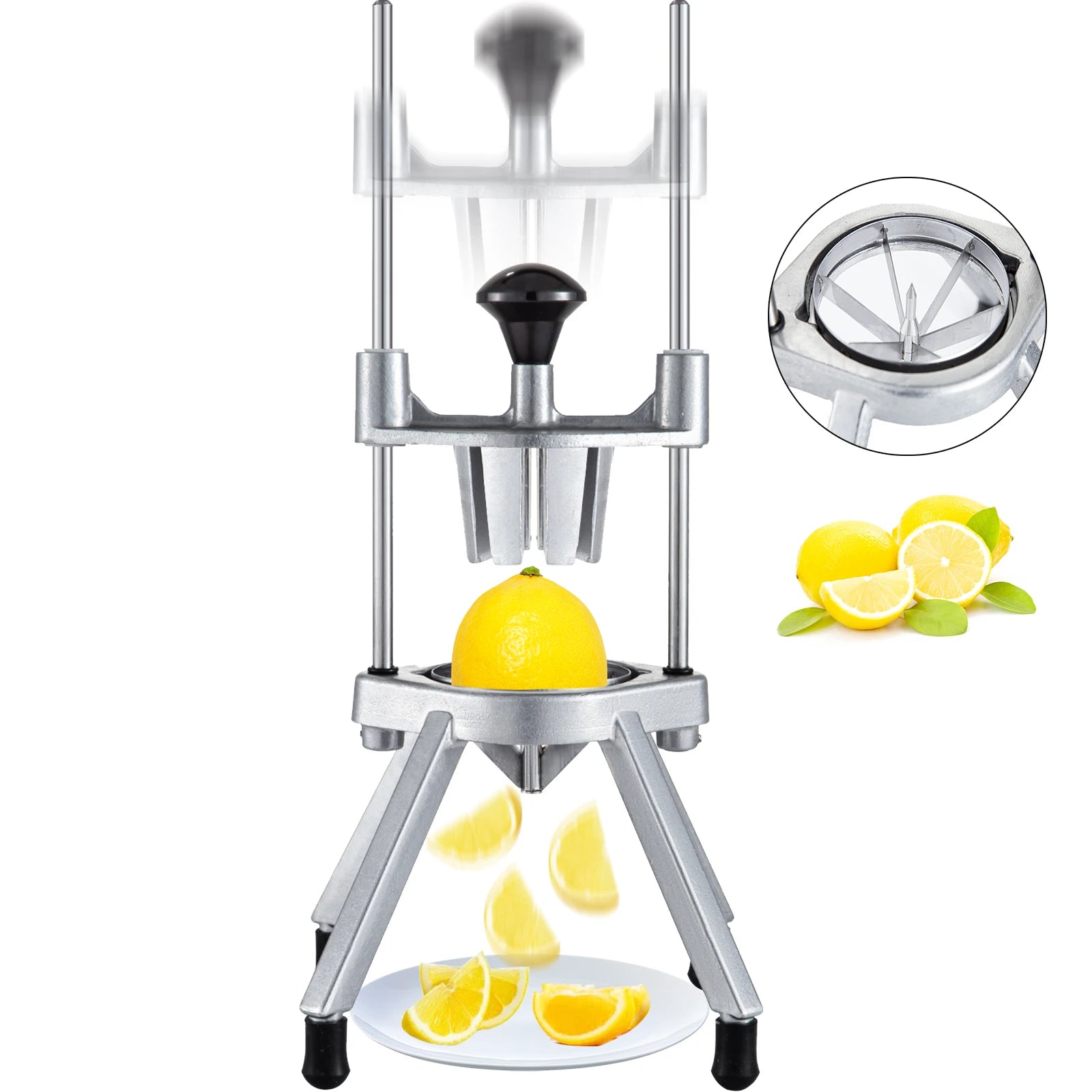 Trancheur commercial de quartiers de citron, coupe-fruits en 4/6/8 sections