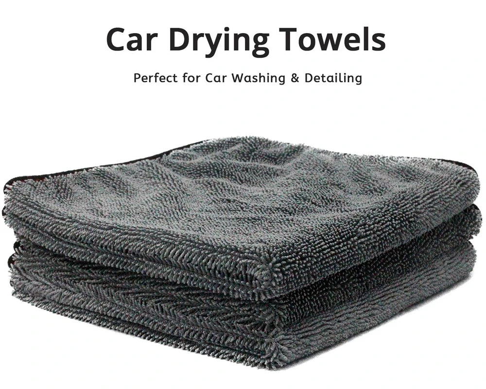 Microfiber Twist car wash towel Professional Car Cleaning Drying Cloth towels for Cars Washing Polishing Waxing Detailing 