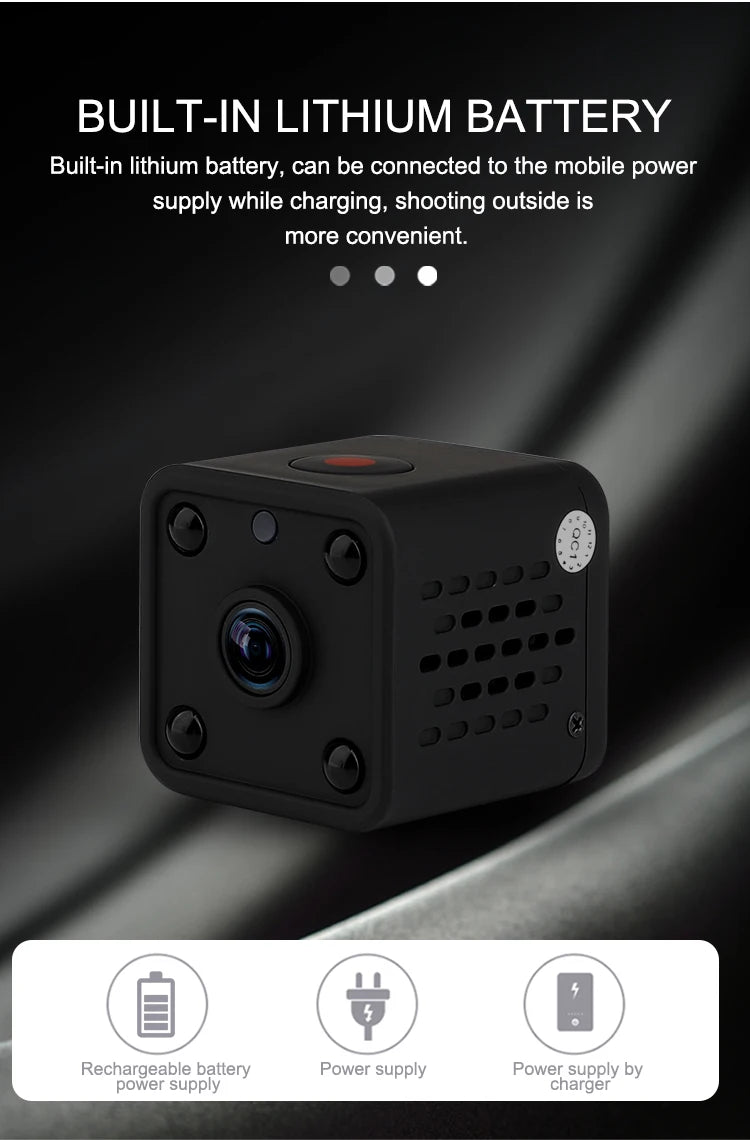 X6S 1080P Mini Camera WiFi Night Vision Recorder
