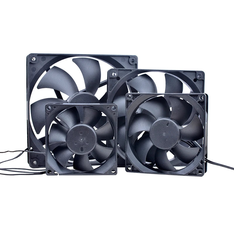 60mm 70mm 80mm 92mm 120mm 140mm Fan EC Brushless Cooling Fan AC 110V 120V 220V 240V for Cabinet Frequency Converter