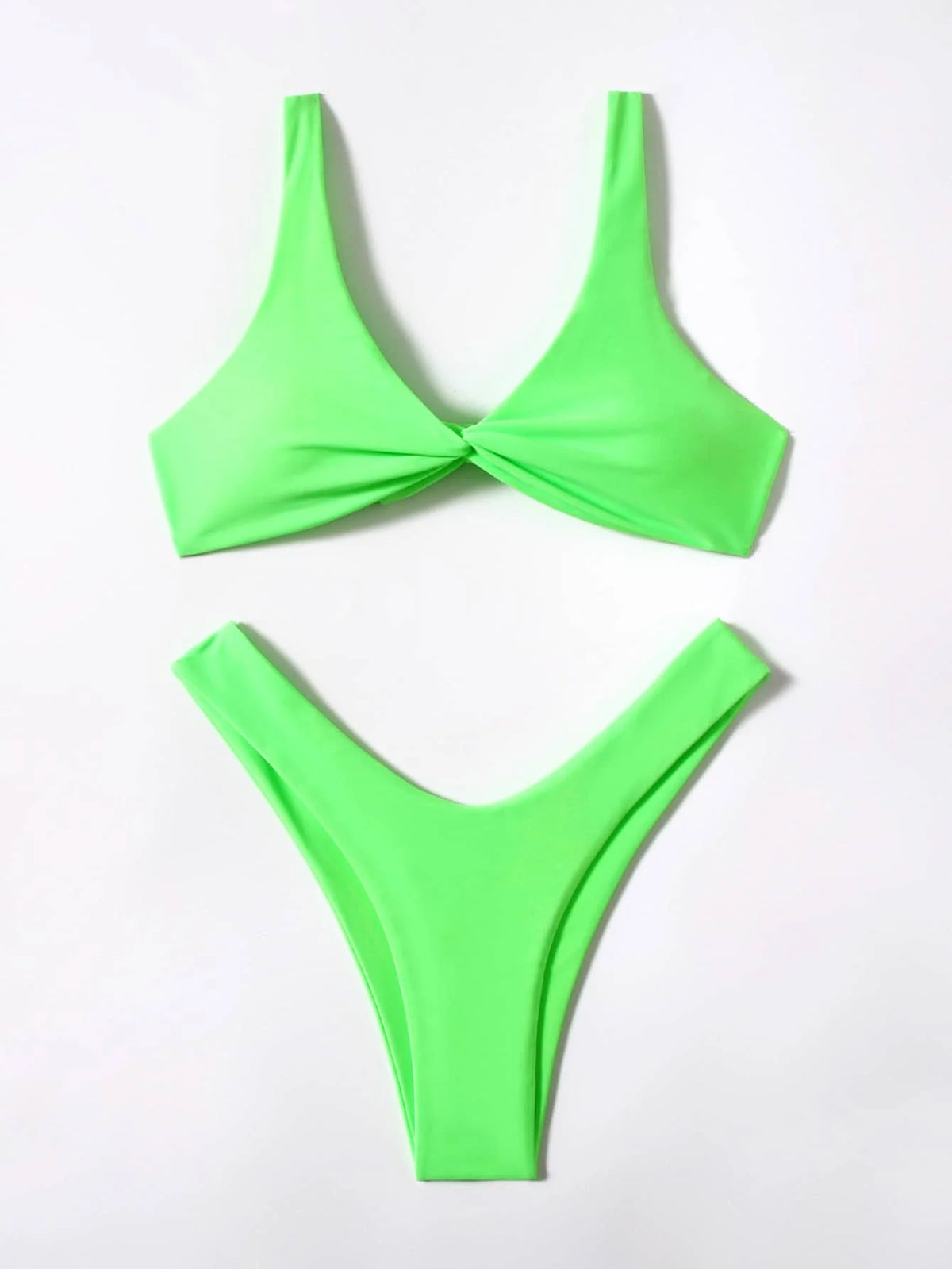 Ensemble de bikini rembourré à nouer pour femme