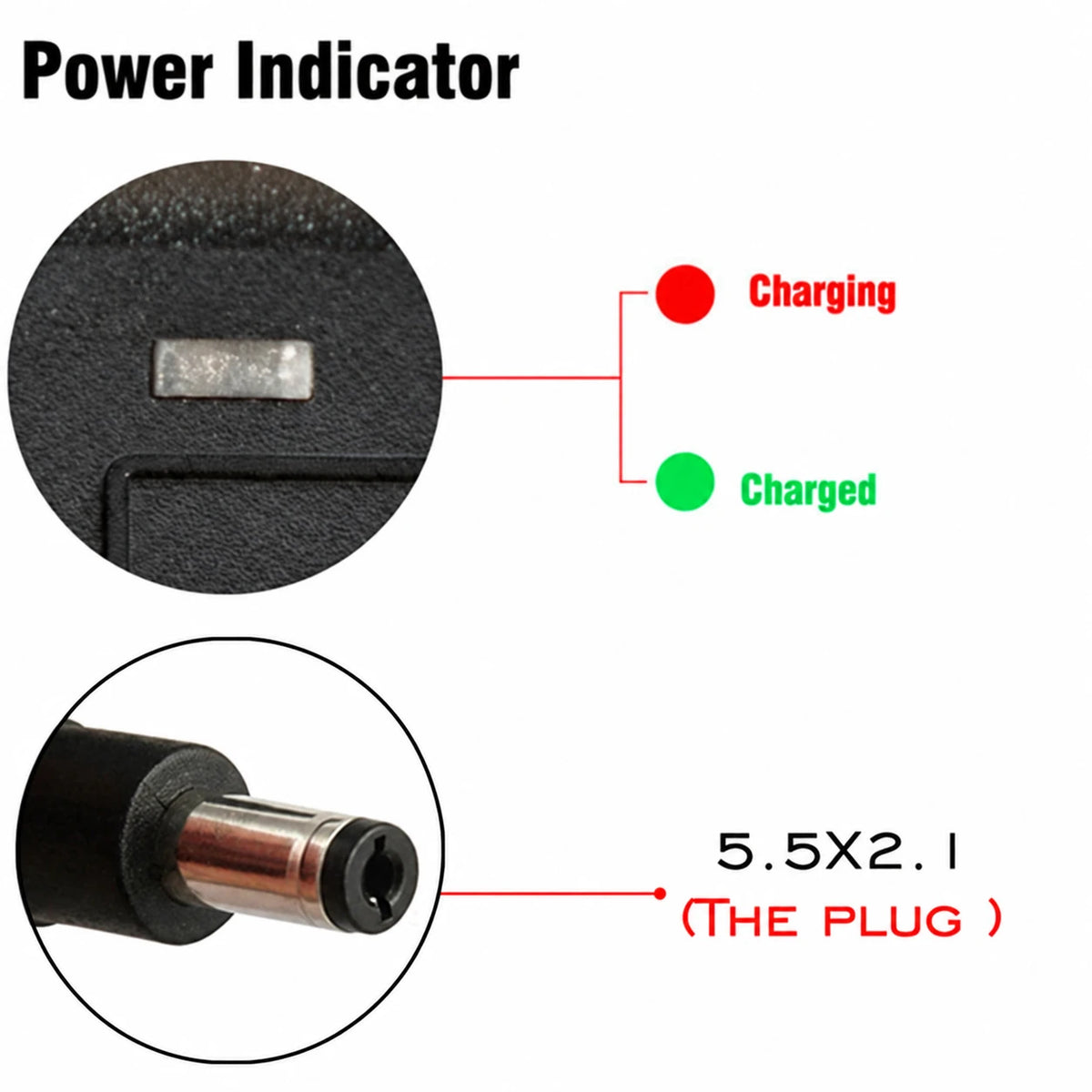 29.4 V 4 A-oplader til kompatible 7S Li-ion-batteripakker