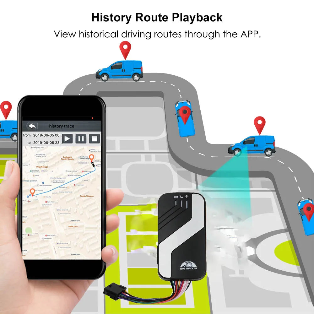Coban GPS Tracker Car 4G LTE Vehicle Tracking Device Real Time Cut Off Fuel Alarm Door Open Alarm Motorcycle TK403d GPS403b